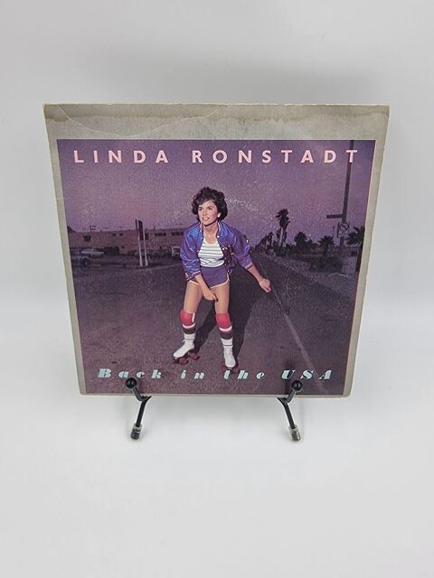 Vinyle 45 tours Linda Ronstadt : Back in the USA  2 Vulbens (74)