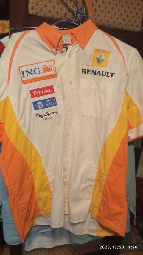 Chemise officiel Renault f1 team ING Ayrton Senna collection 120 Froideconche (70)