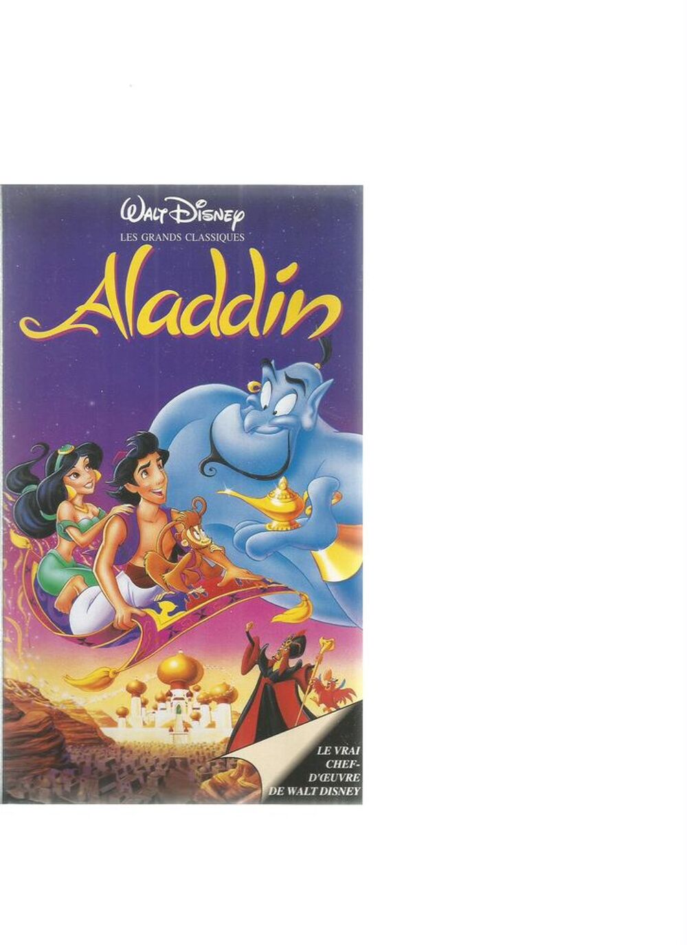 Aladin - cassette vhs - livraison possible 