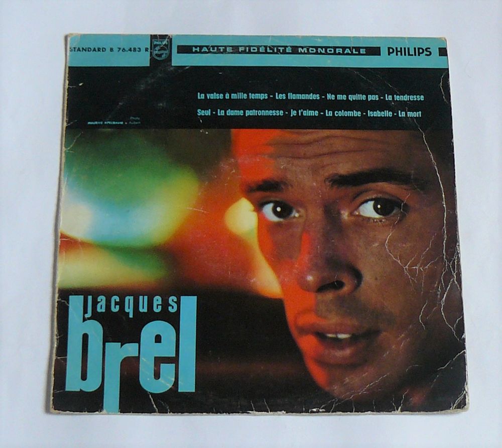 25cm Jacques BREL : La valse &agrave; mille temps - 1959 CD et vinyles