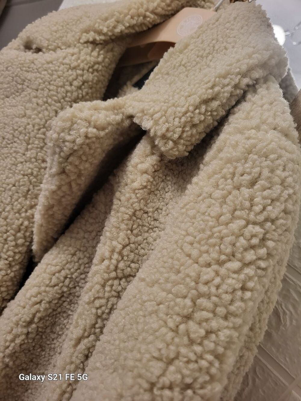Manteau effet peau de mouton Vêtements