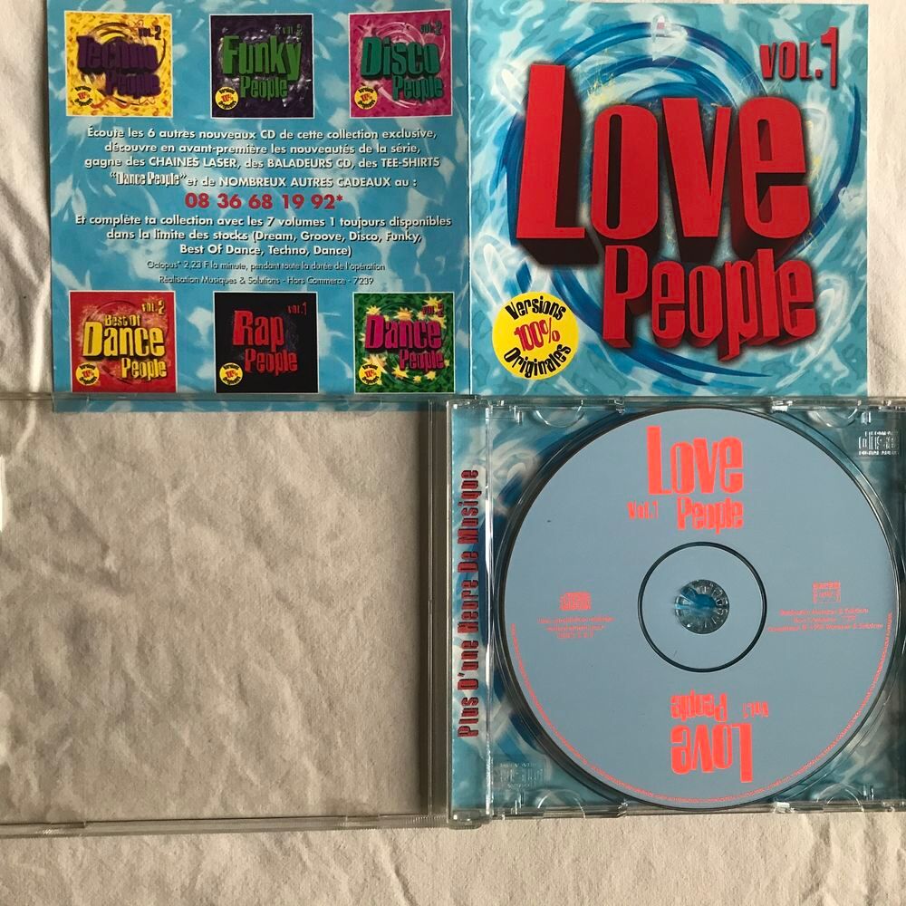 CD Love People Vol.1 Versions 100% Originales ESSO Collecti CD et vinyles