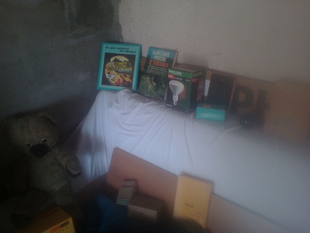 Lot brocante ou l'unit&eacute;. Bibelot outil livre disque sculptur 