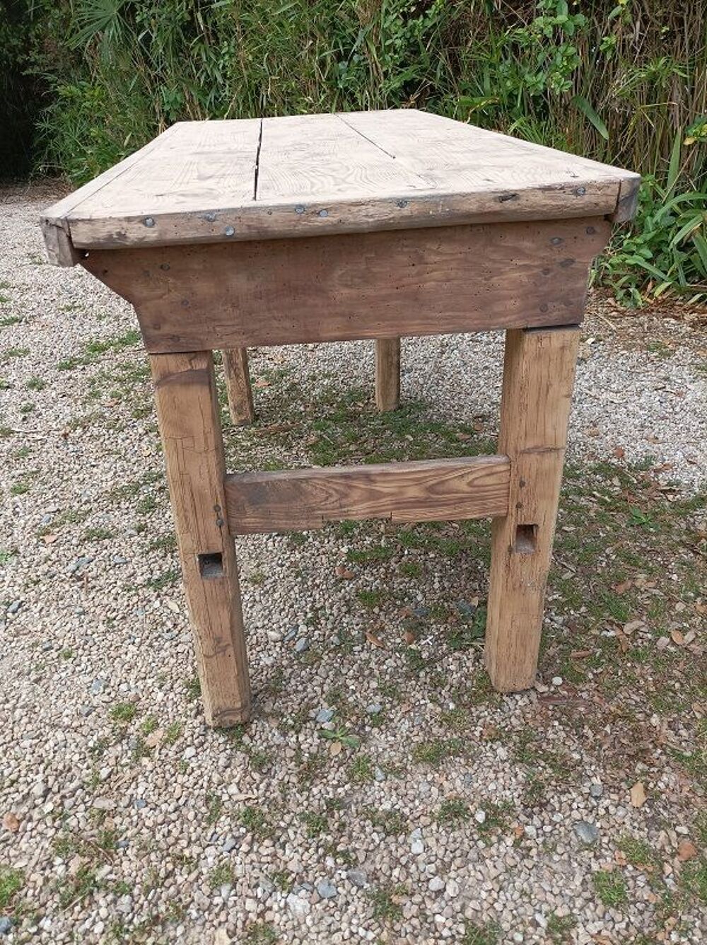 Table &eacute;tablis &icirc;lot centrale bois massif A&eacute;ro-gomm&eacute;e Meubles