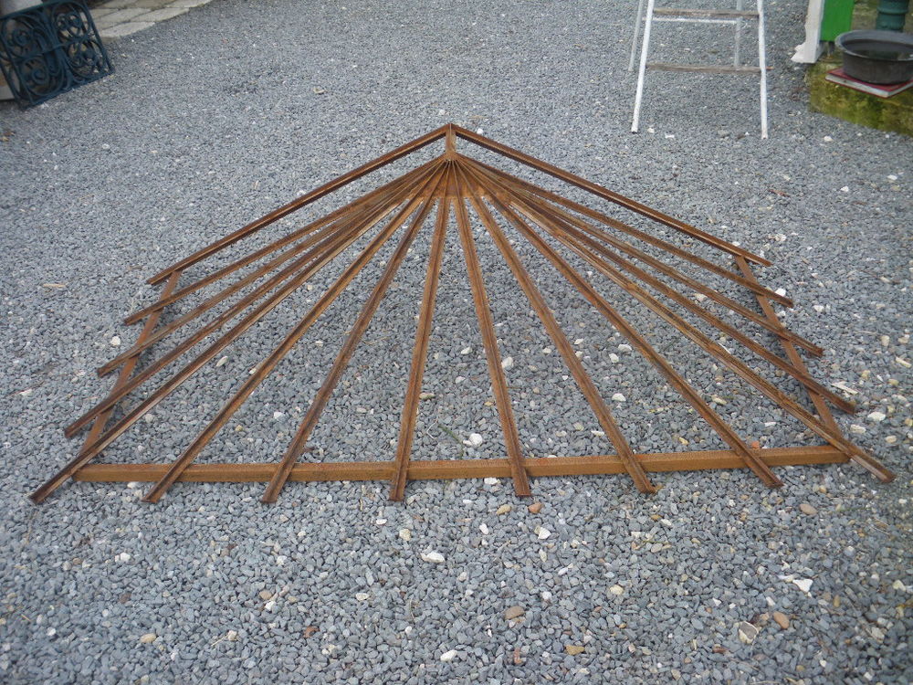 Marquise en fer forg&eacute; Décoration
