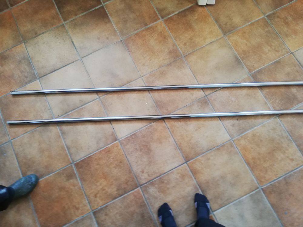 BARRES CYLINDRES ACIER et en BOIS pour PENDERIE - RIDEAU... Bricolage