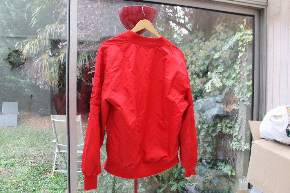 Blouson bomber rouge femme taille S Vtements