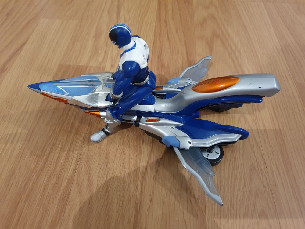 Figurine v&eacute;hicule power rangers bleu time force Jeux / jouets