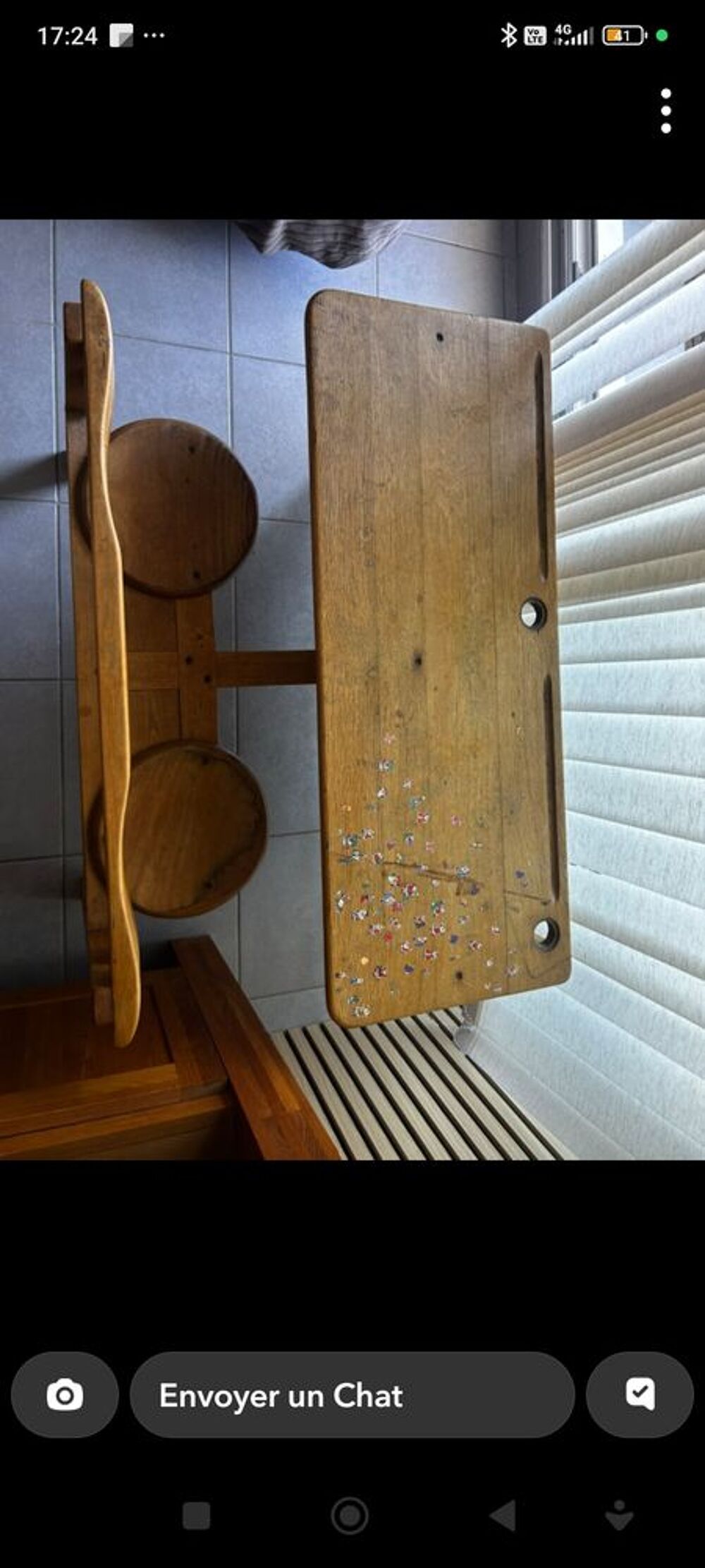 Magnifique petit bureau tout bois fait main Meubles
