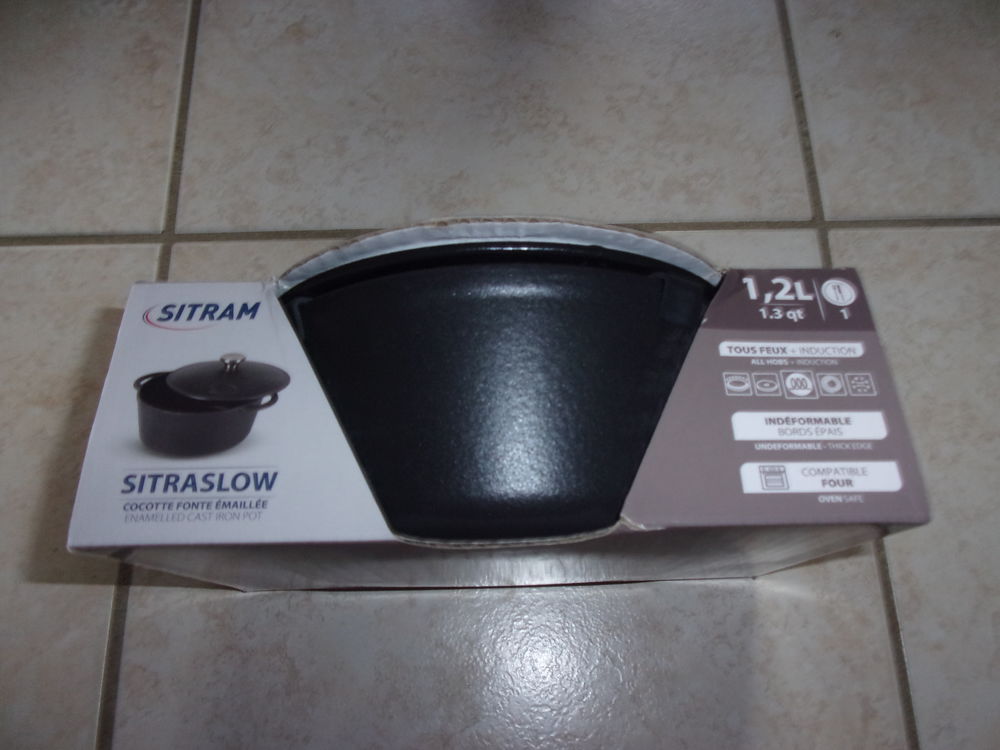 Cocotte en fonte &eacute;maill&eacute;e Sitram (Neuve) Cuisine