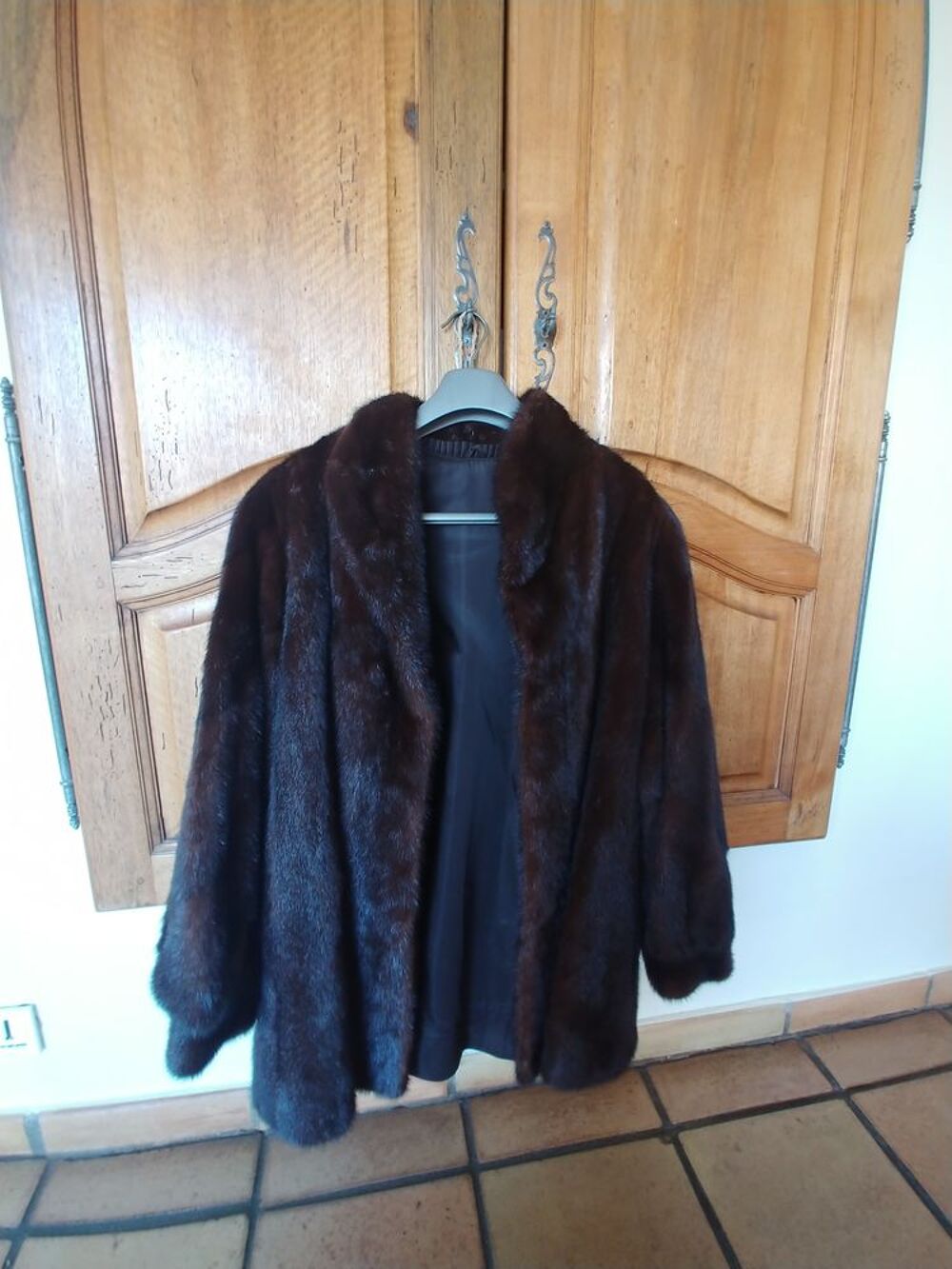 superbe manteau 3/4 vison Vêtements