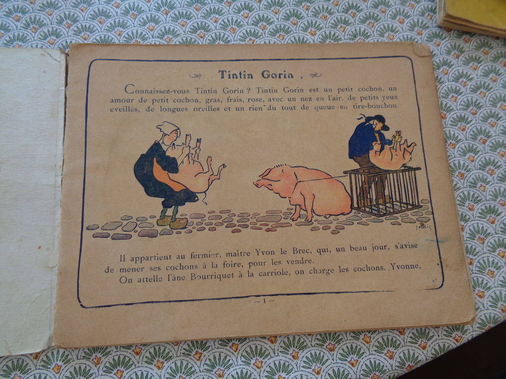 Livre ancien "Tintin Gorin" 