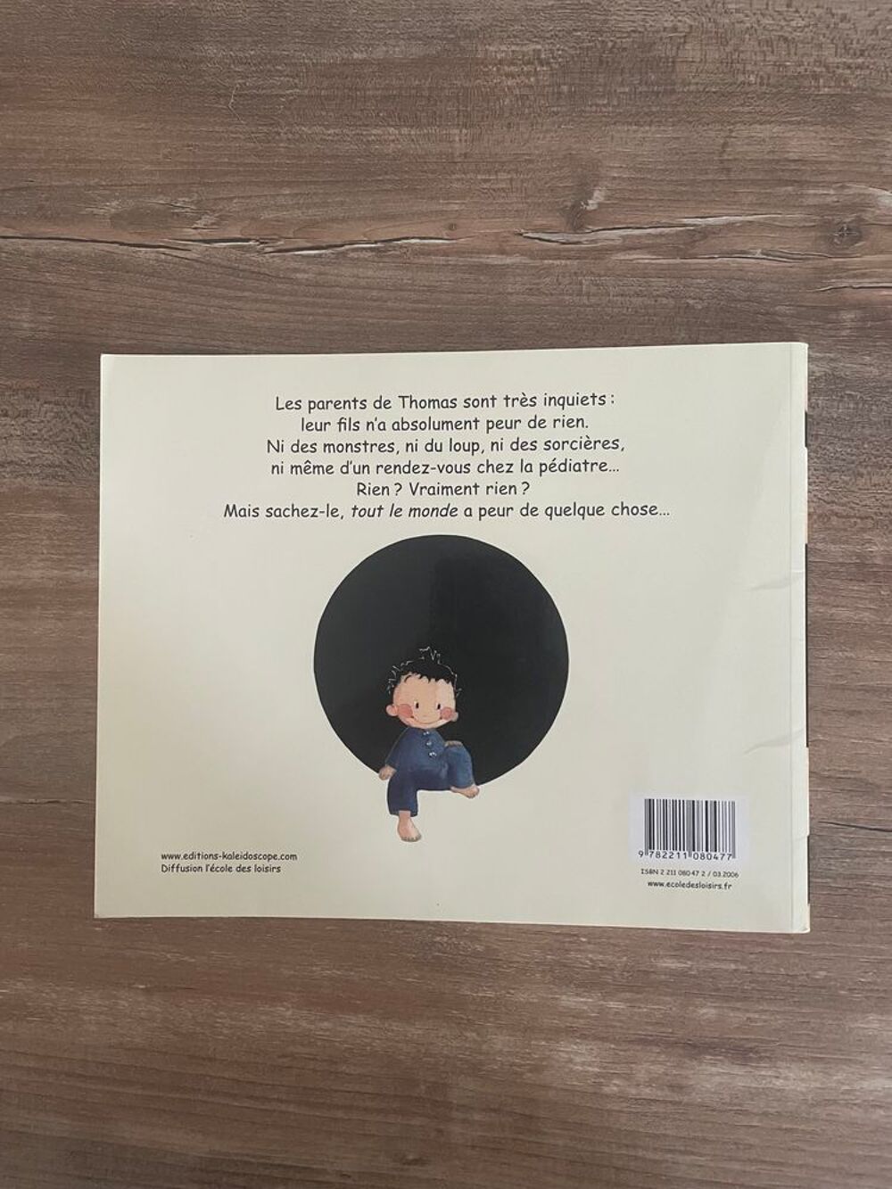 Livre enfant \'\' Thomas n' a peur de rien \'\' Livres et BD