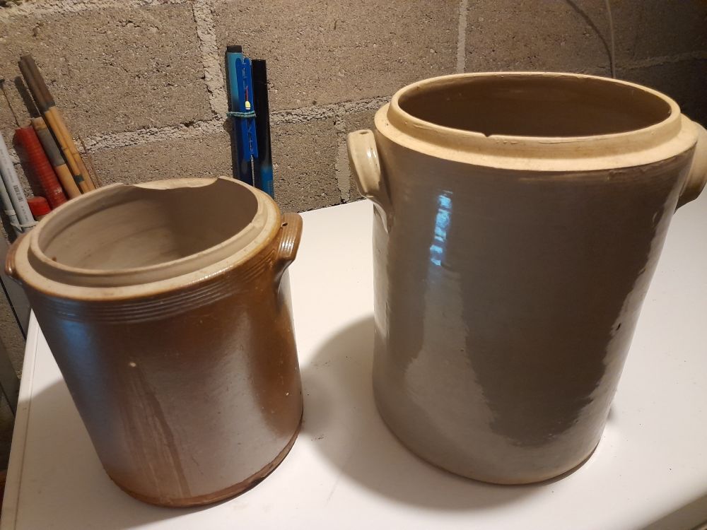 Pots en gr&egrave;s et Saloirs Décoration