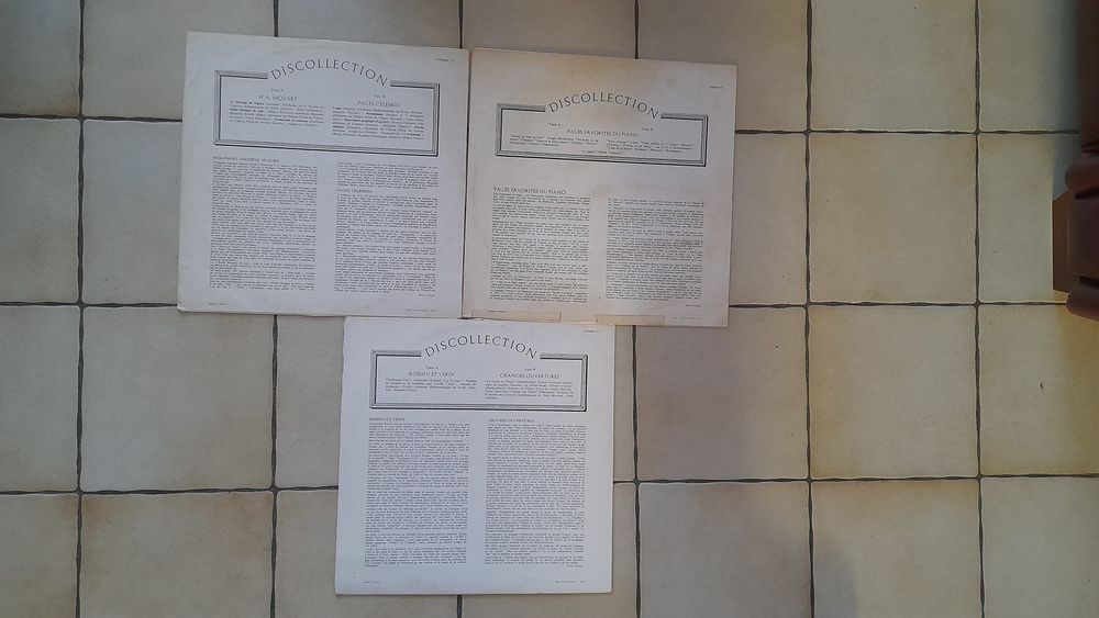 MUSIQUES CLASSIQUES 3 vinyles CD et vinyles