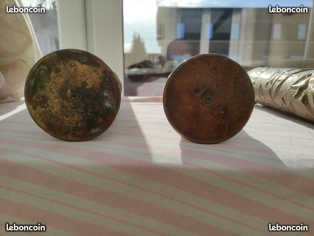 Lot de 2 paires de douille anciennes - de 1914 et 1916 