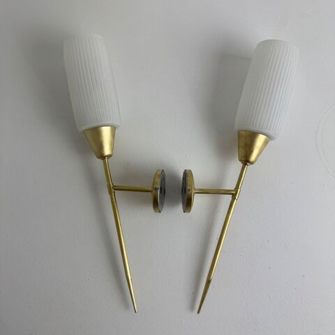 PAIRE D'ANCIENNES APPLIQUES  MAISON ARLUS  VINTAGE 250 Montreuil (93)