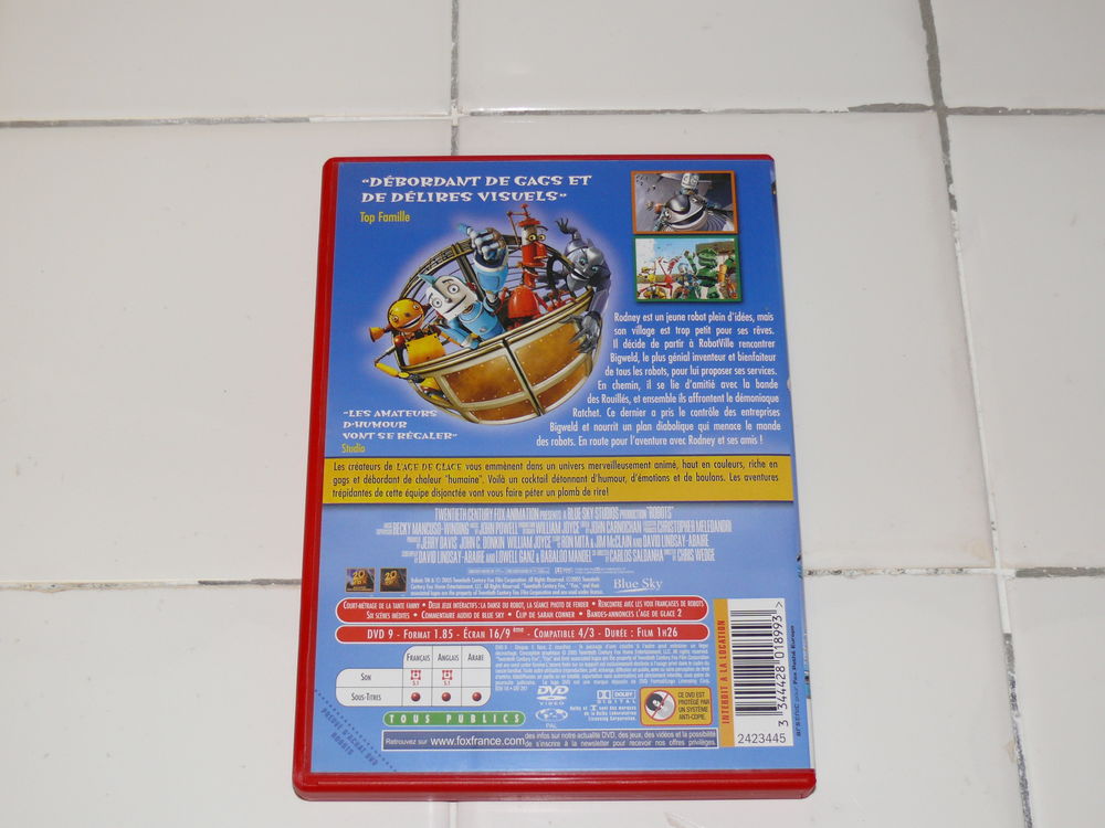 DVD : "Robots" DVD et blu-ray