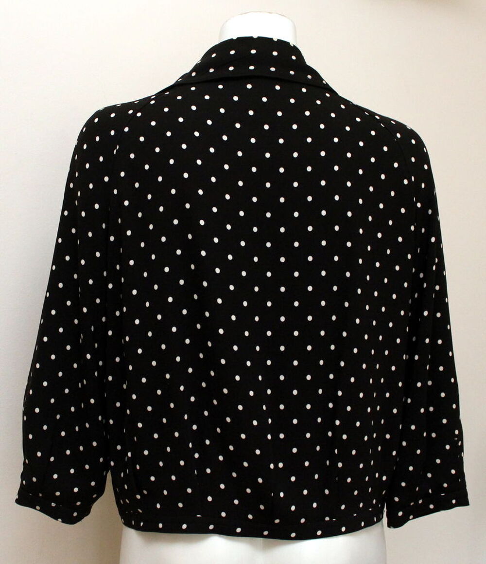 Veste pois noir &amp; blanc GEORGES RECH T.40 Fr Vêtements