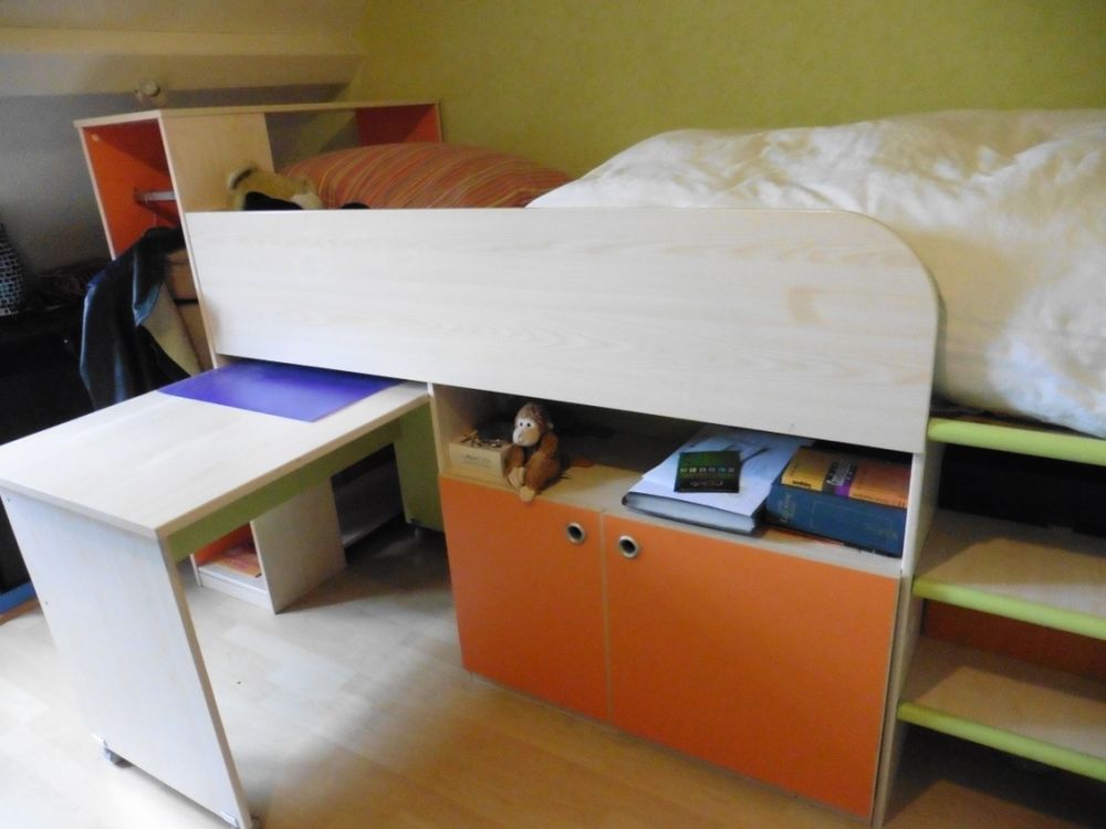 lit enfant combin&eacute; Mobilier enfants
