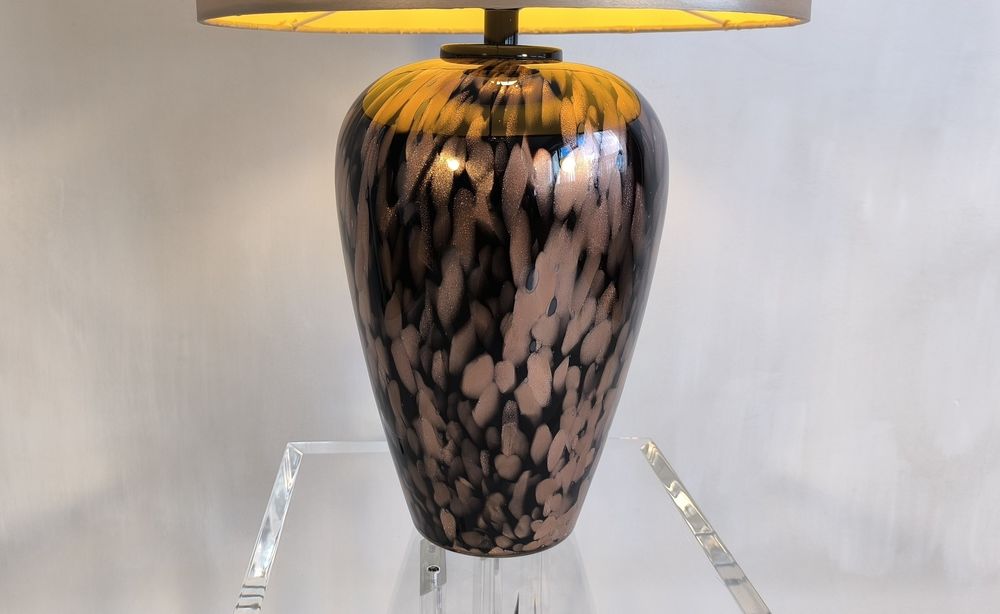 ??Lampe de table Murano Avventurina ? Vincenzo Nason, 1969, Décoration