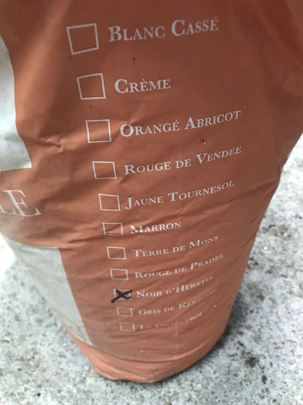 Sac d'argile ARGILUS noir d'HERSTEL Monocouche enduit, entam Bricolage