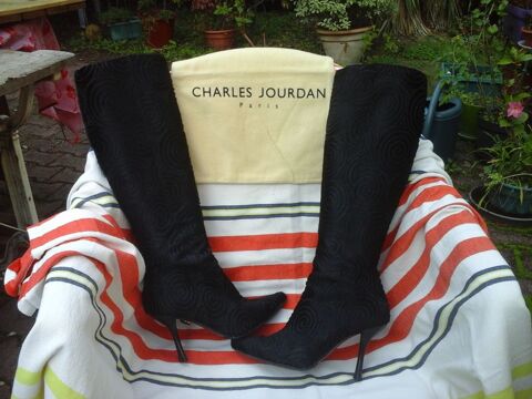 Bottes Charles Jourdan veau retourn et cuir 50 Royan (17)