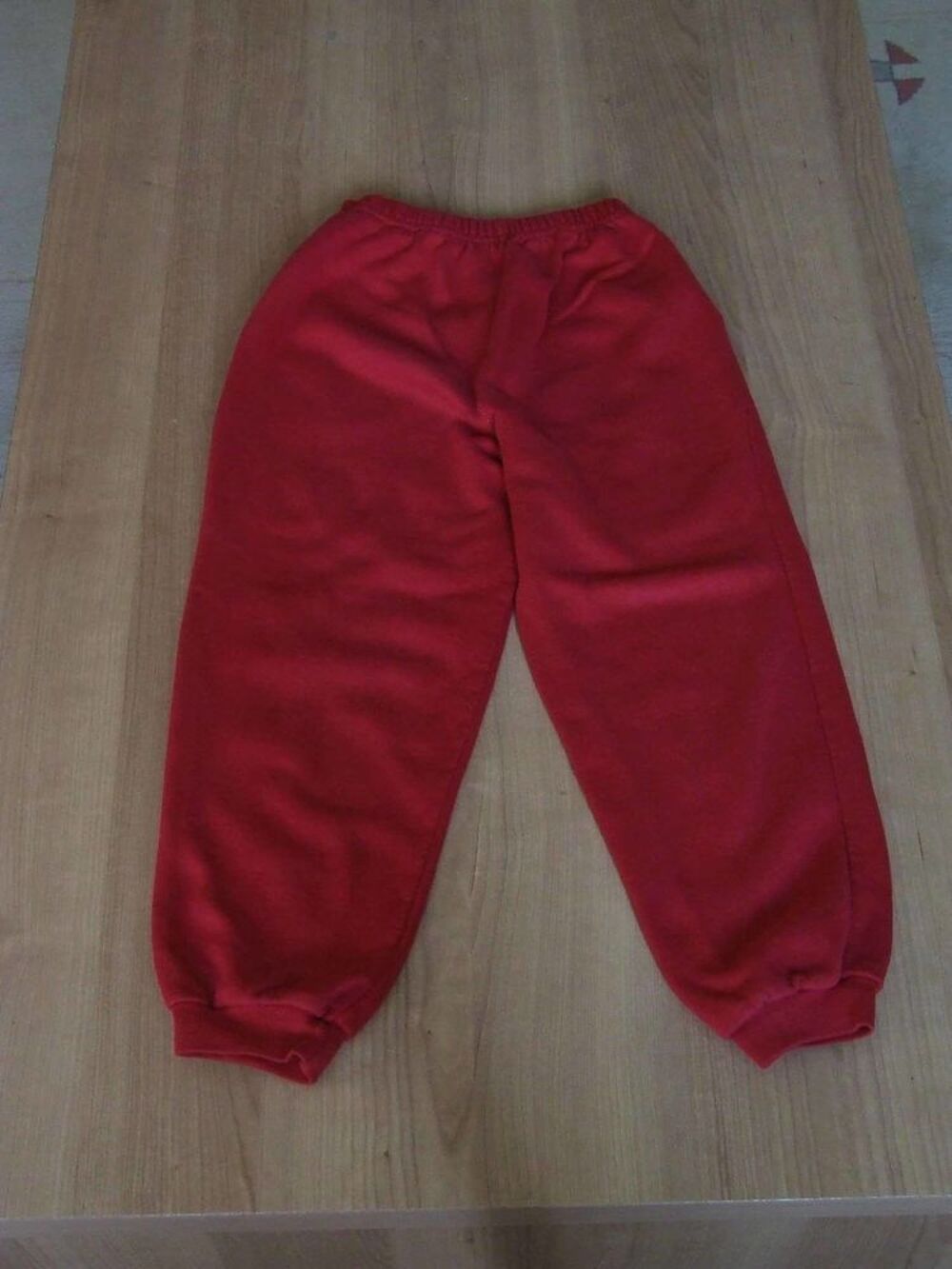 Pantalon jogging molletonn&eacute;, taille &eacute;lastiqu&eacute;e, Rouge, 6&nbsp;ans Vêtements enfants