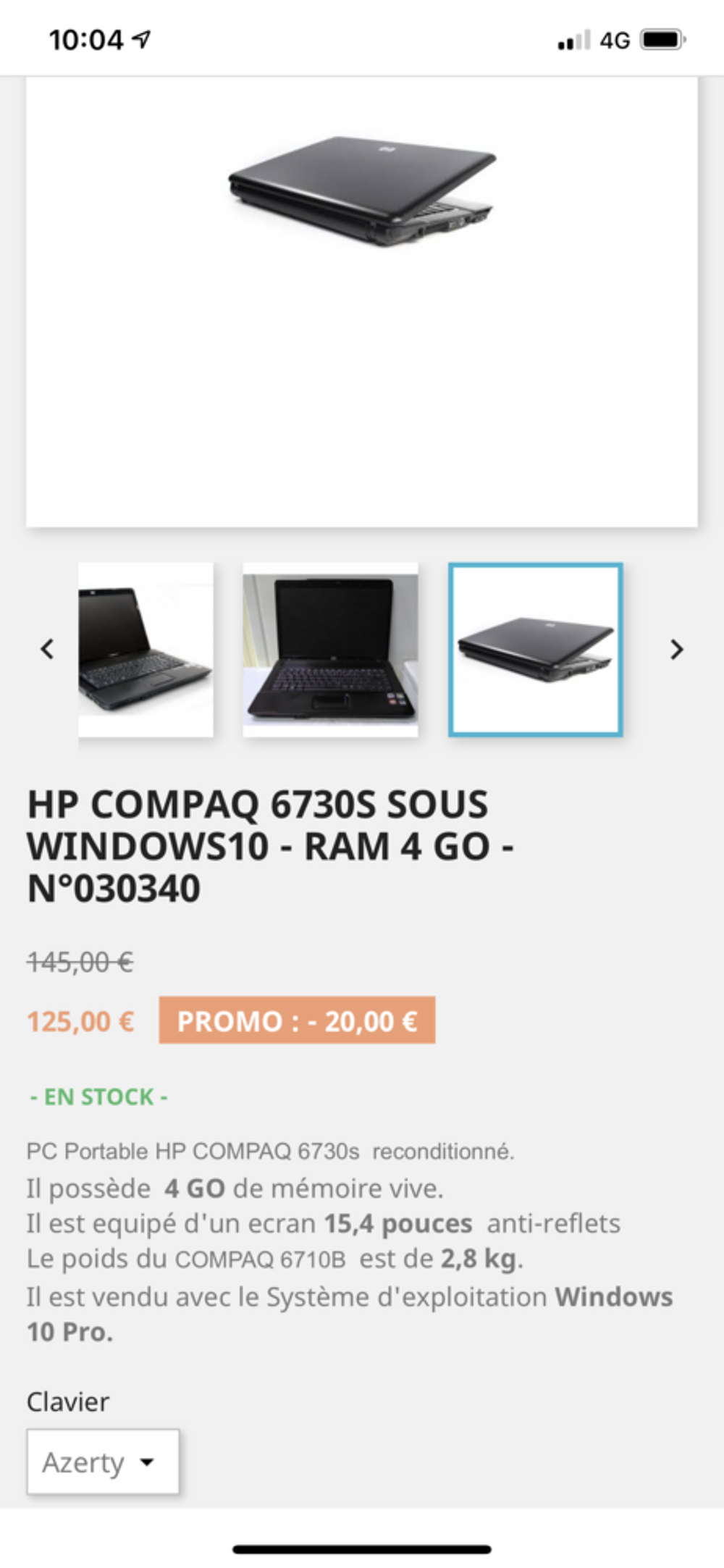 Personnel computer Compact presario Matériel informatique