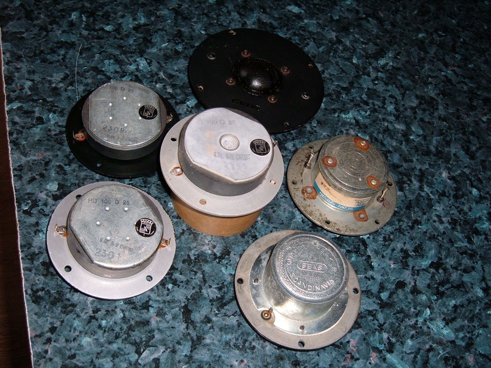 rempl&ccedil;t TWEETER (s) -HD-100-D-25 &amp; DIVERS!!! Audio et hifi