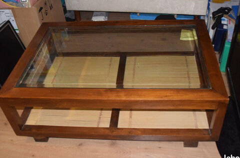 magnifique table basse en theque N�gociable 185 Enghien-les-Bains (95)