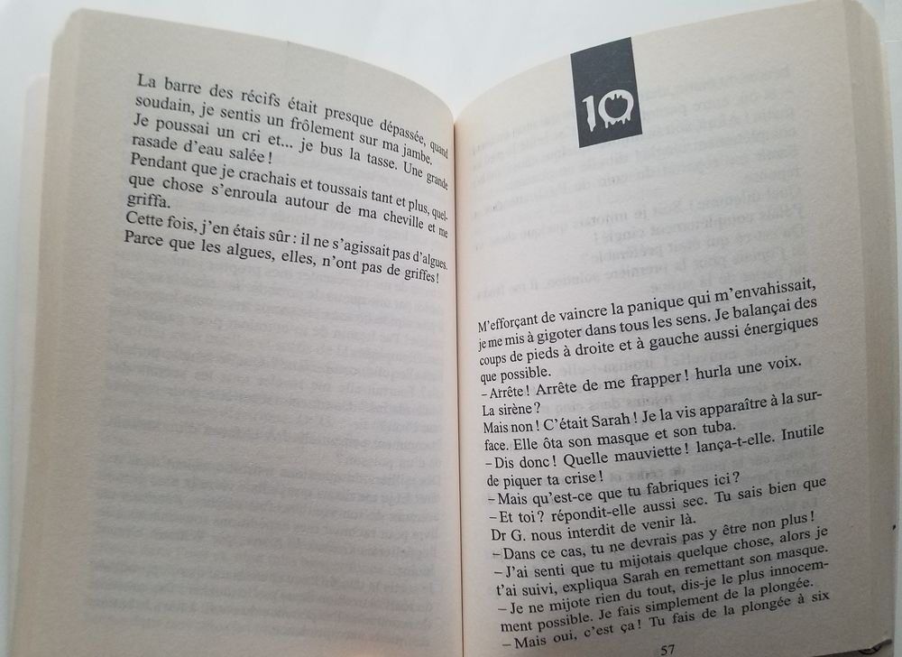 Livre Chair de Poule - Baignade interdite au format poche Livres et BD