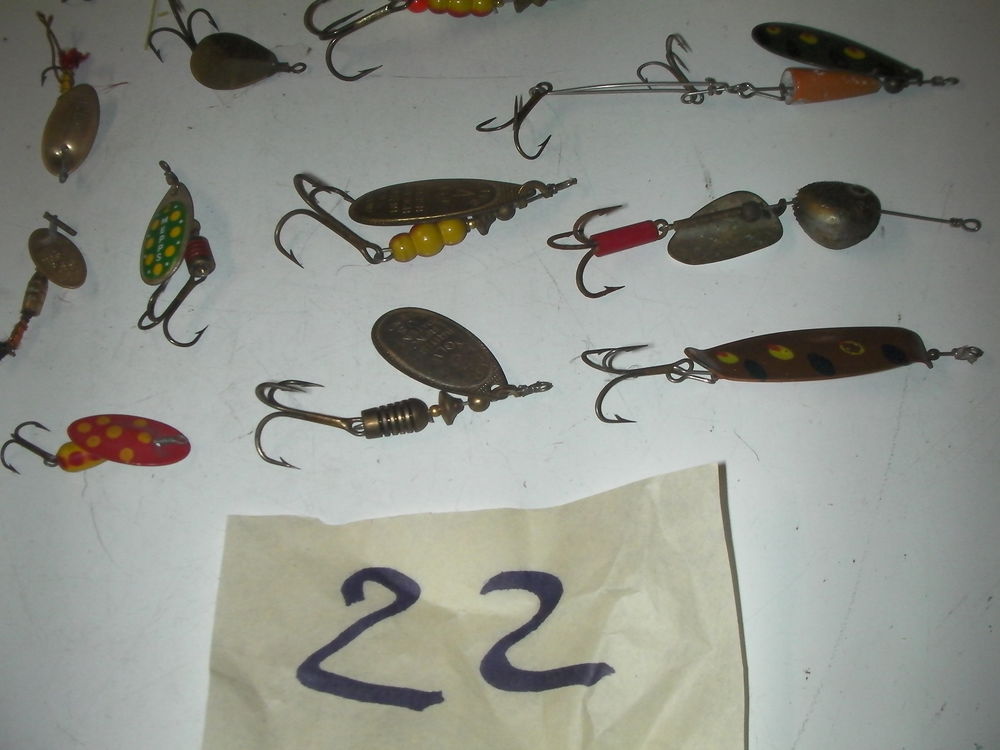 Leurres de p&ecirc;che cuillers N&deg; 22 Sports