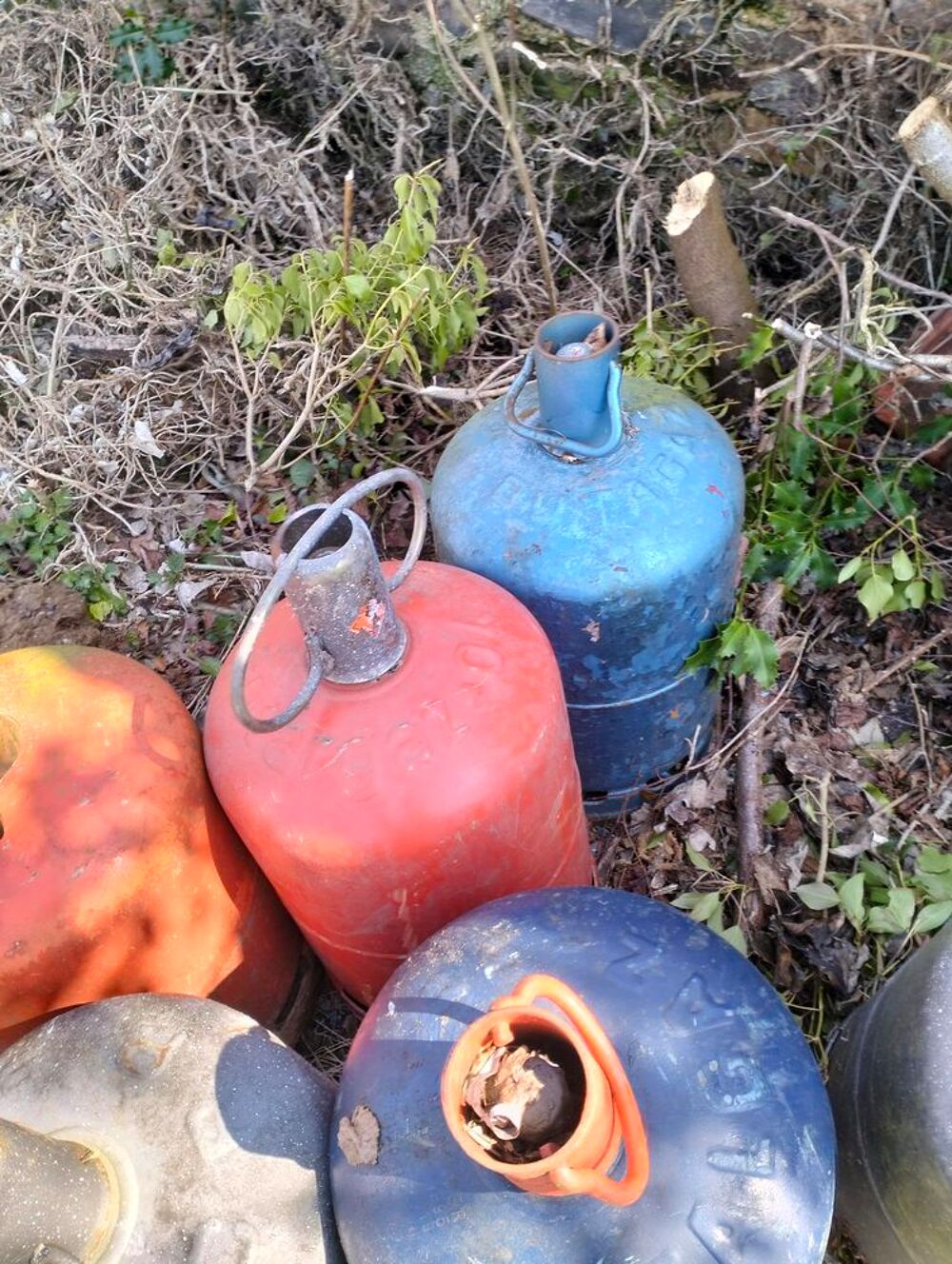 Bouteille de gaz vide Bricolage