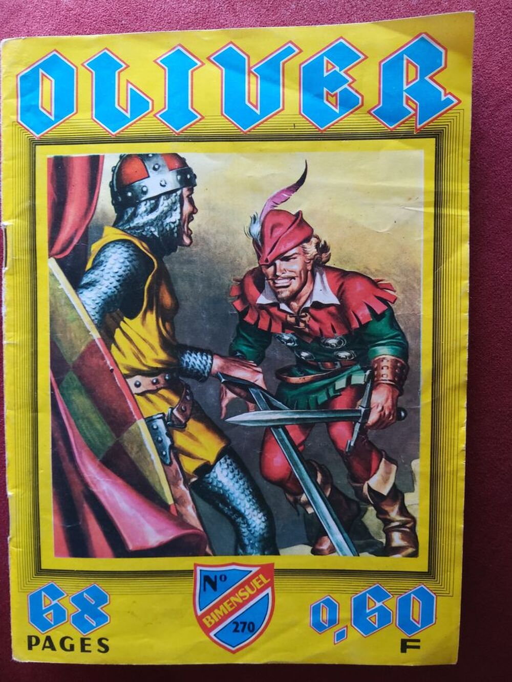 BD Oliver n&deg;270 (1969 ) Livres et BD