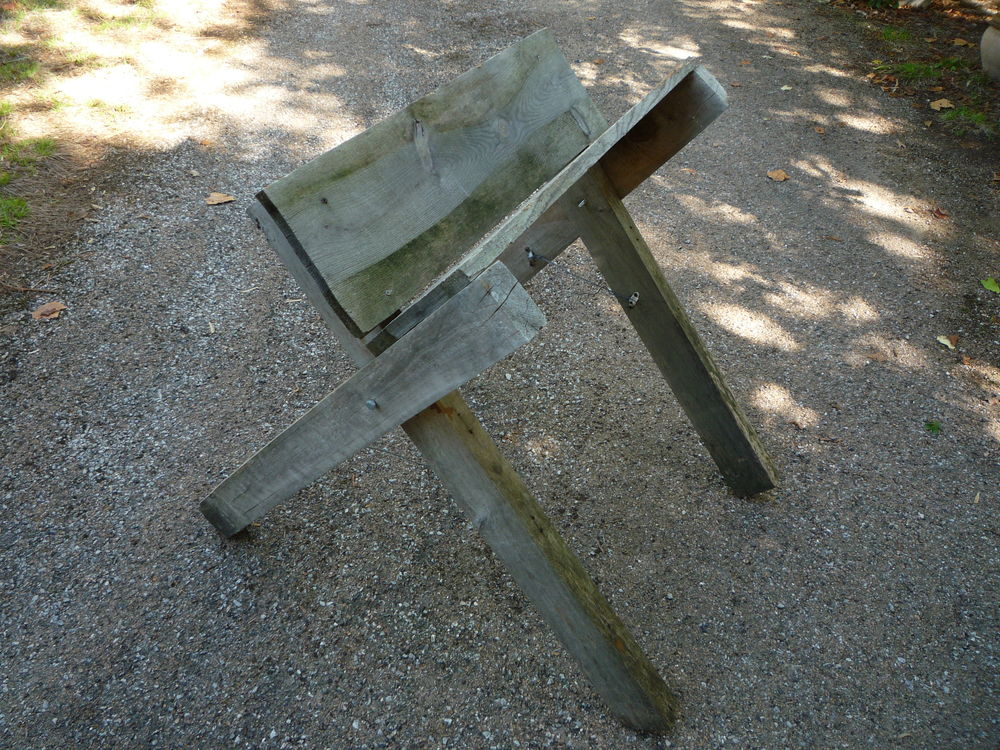 CHEVALET DE TRON&Ccedil;ONNAGE EN BOIS/CHEVRE/BUCHE/BOIS Bricolage