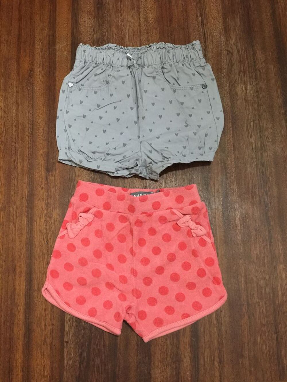 Lot de 2 shorts enfant fille " Basics orchestra " Vêtements enfants