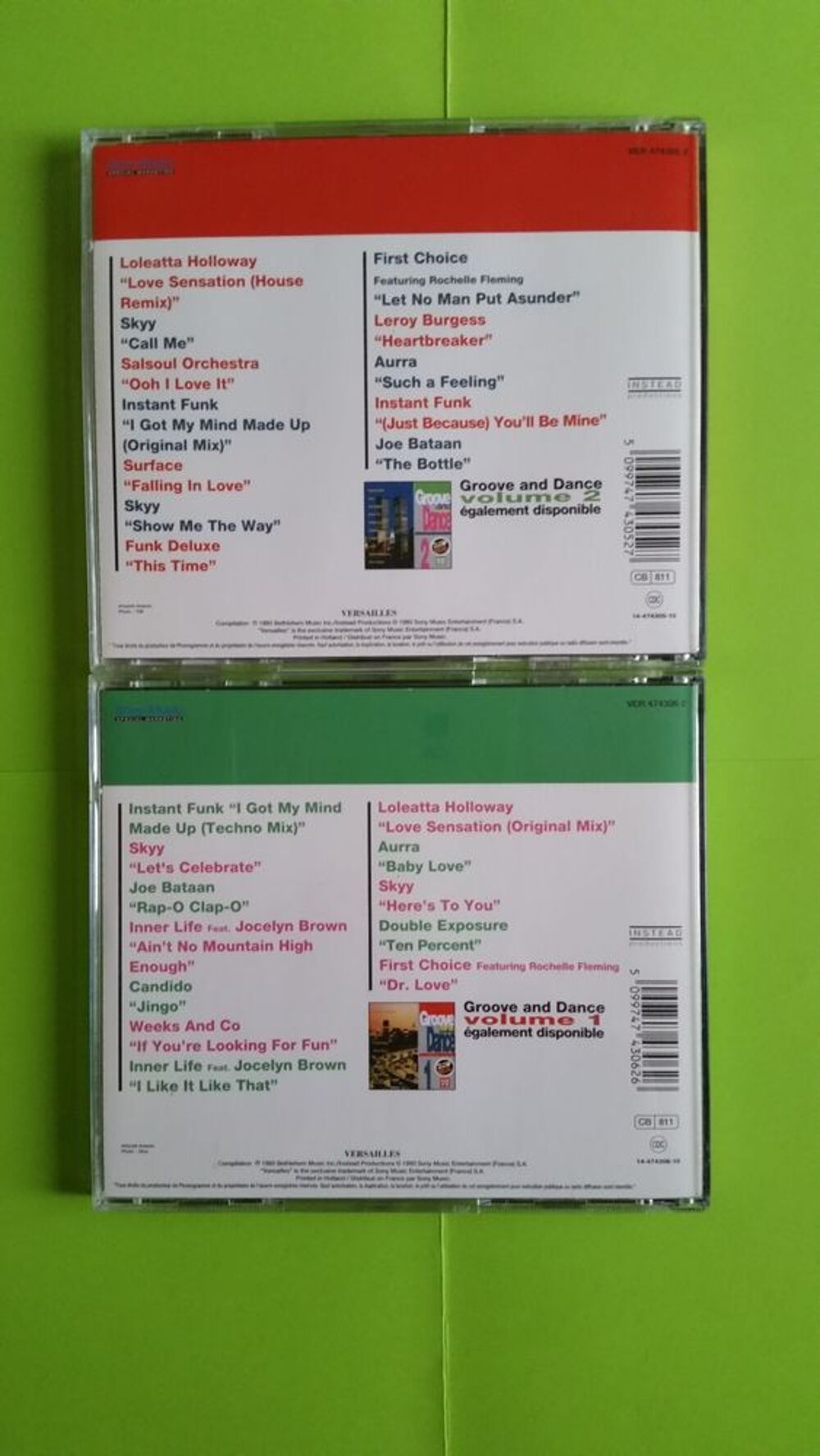 GROOVE AND DANCE VOL.1/2 CD et vinyles