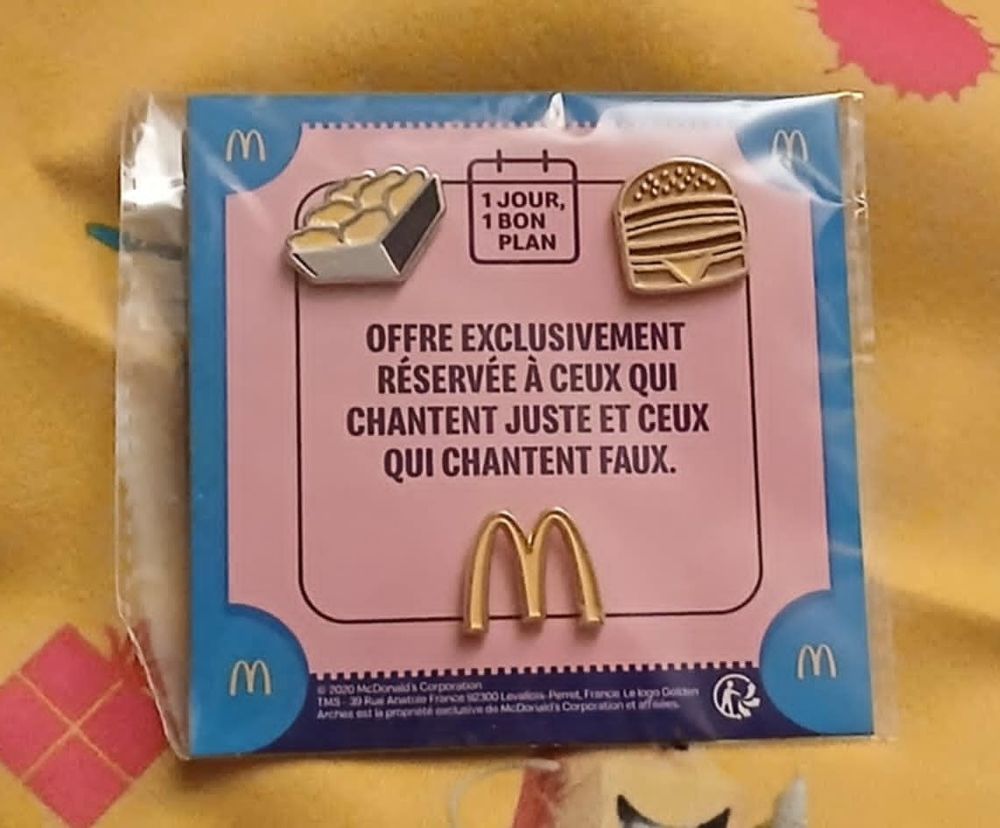 Lot de 3 Pin's des Ann&eacute;es 2020 - Neuf 