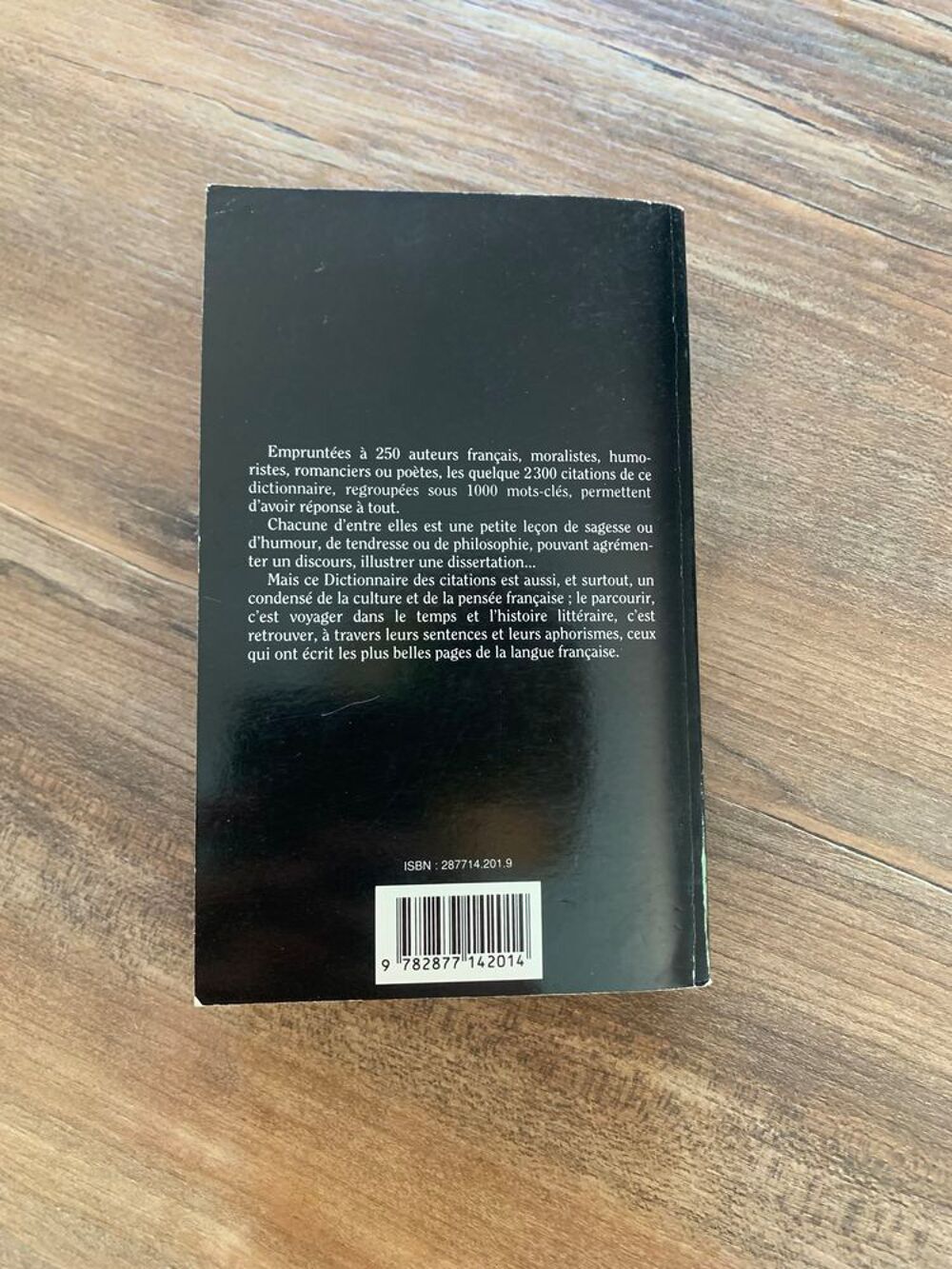 Livre " Dictionnaire des citations de langue f Livres et BD