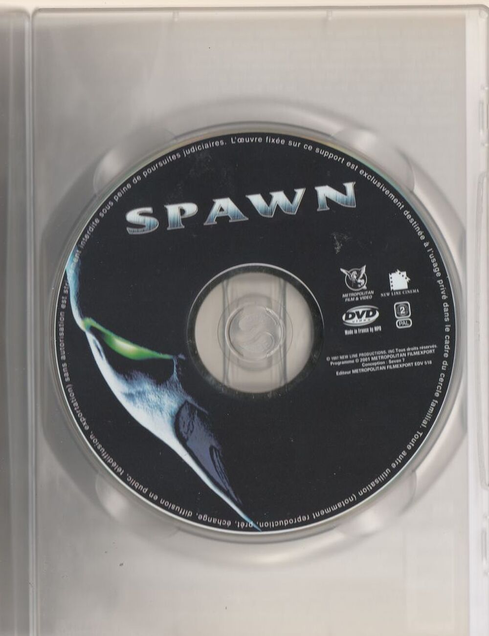 Spawn DVD et blu-ray