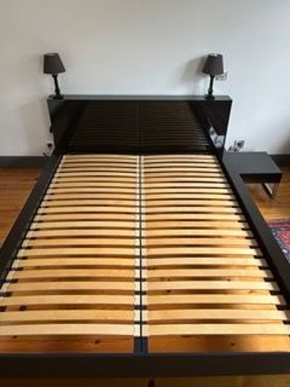 Lit avec t&ecirc;te de lit et console Meubles