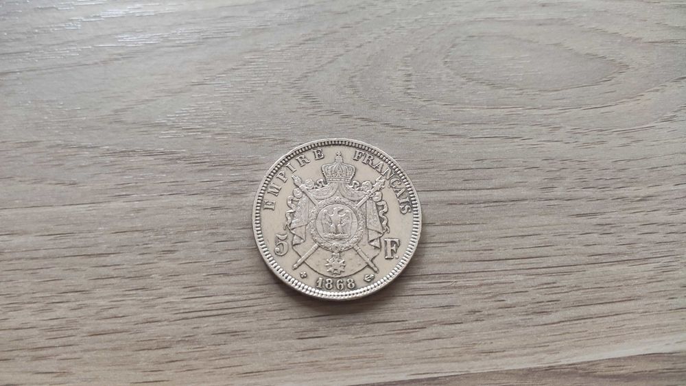 5 francs 1868 