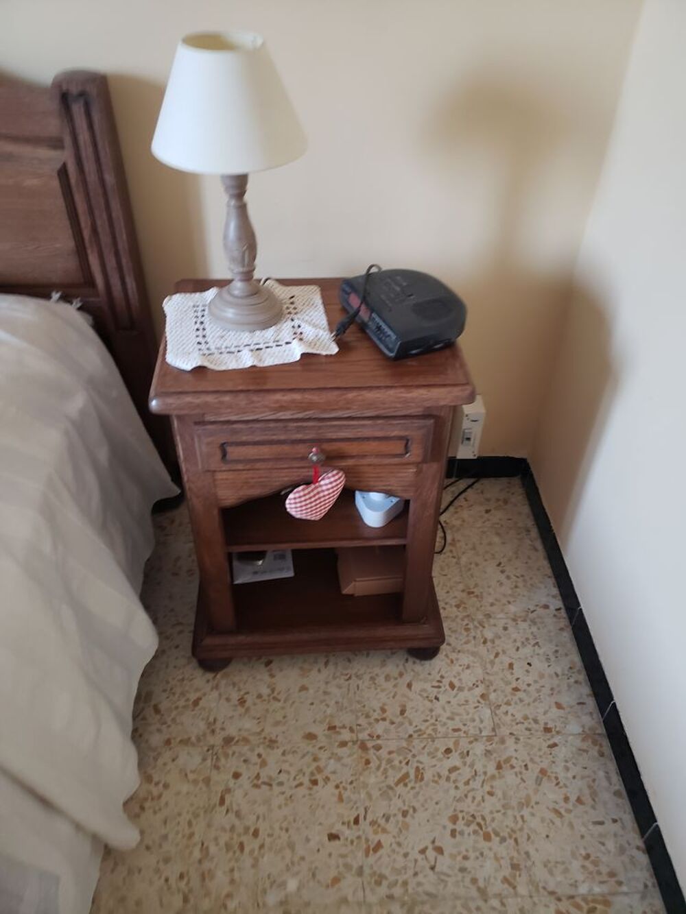 CHAMBRE A COUCHER CHENE MASSIF Meubles