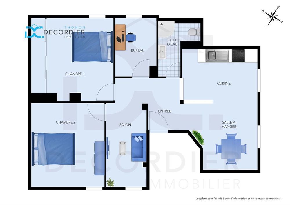 Vente Appartement T3 BIS À VENDRE - THONON-LES-BAINS (74200) Thonon les bains