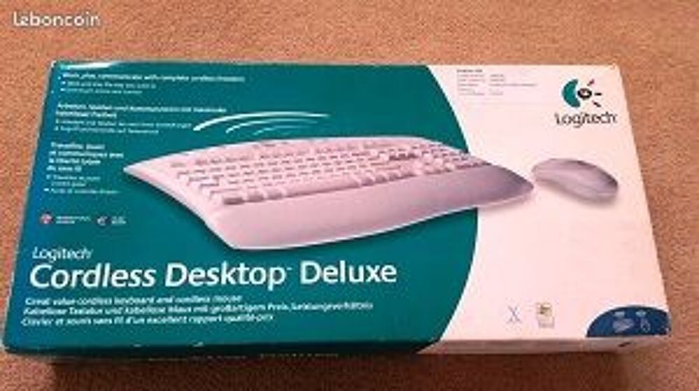 Clavier+souris logitech cordless desktop deluxe Matériel informatique