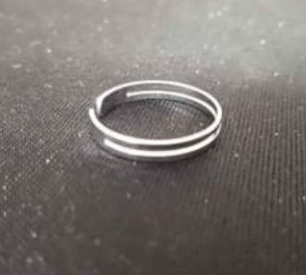 bague fine argent&eacute; Bijoux et montres