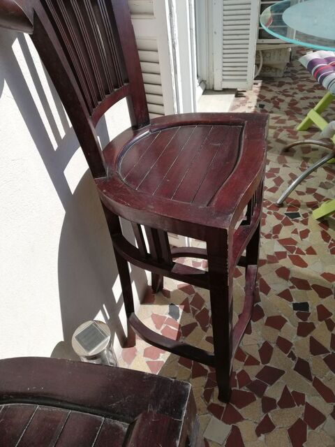 Tabourets haut en bois des �les  maison du monde 15 Nice (06)