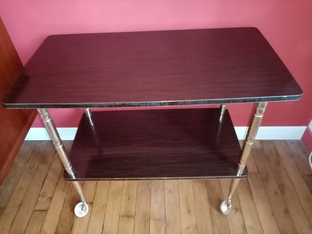 Table TV vintage / Desserte &agrave; roulettes Meubles