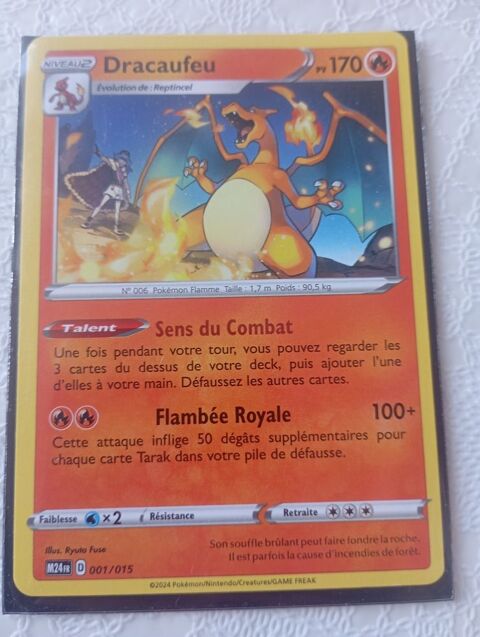 Carte pokémon Dracaufeu 0 Clermont-Ferrand (63)